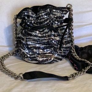 Sequined handbag